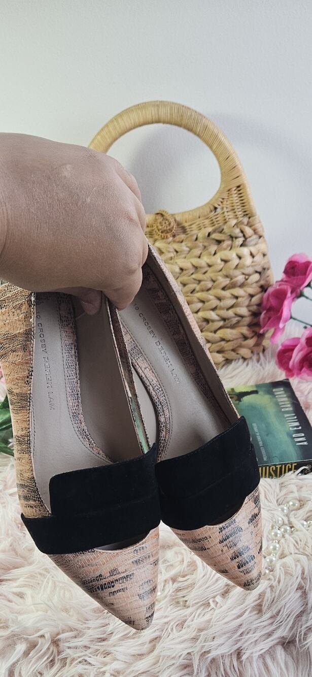 10 Crosby Derek Lam Women's Flat Leather Shoes Size 9M